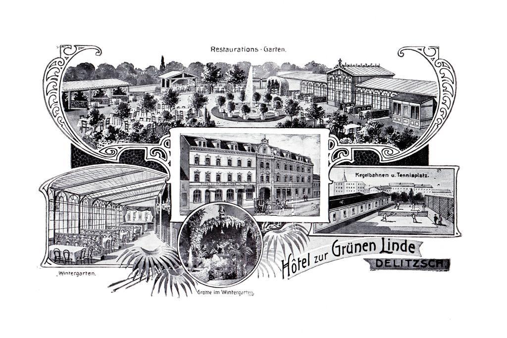 Hotel-Pension Gruene Linde Делич Екстериор снимка